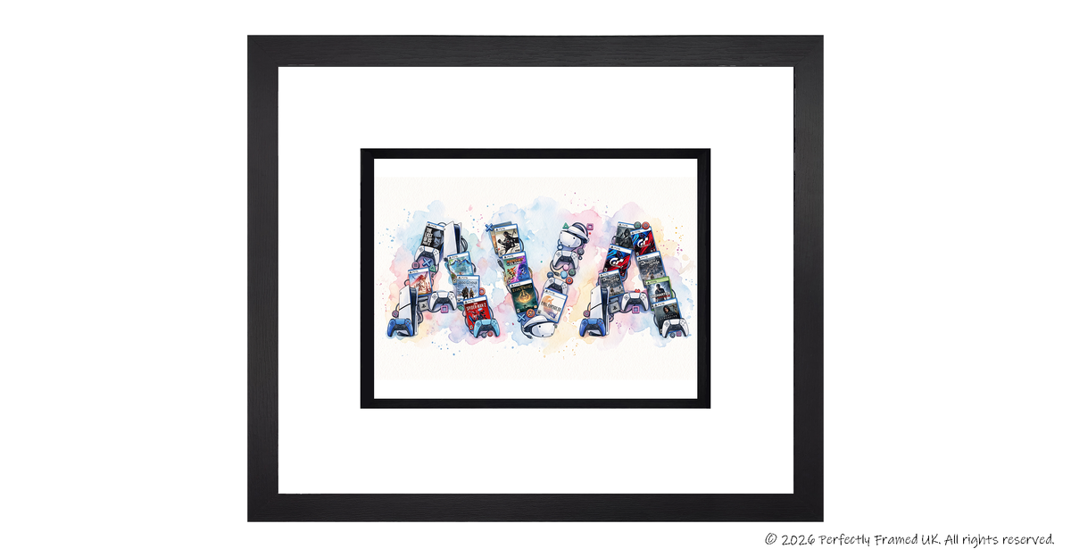 Frame my Name The Gaming Collection