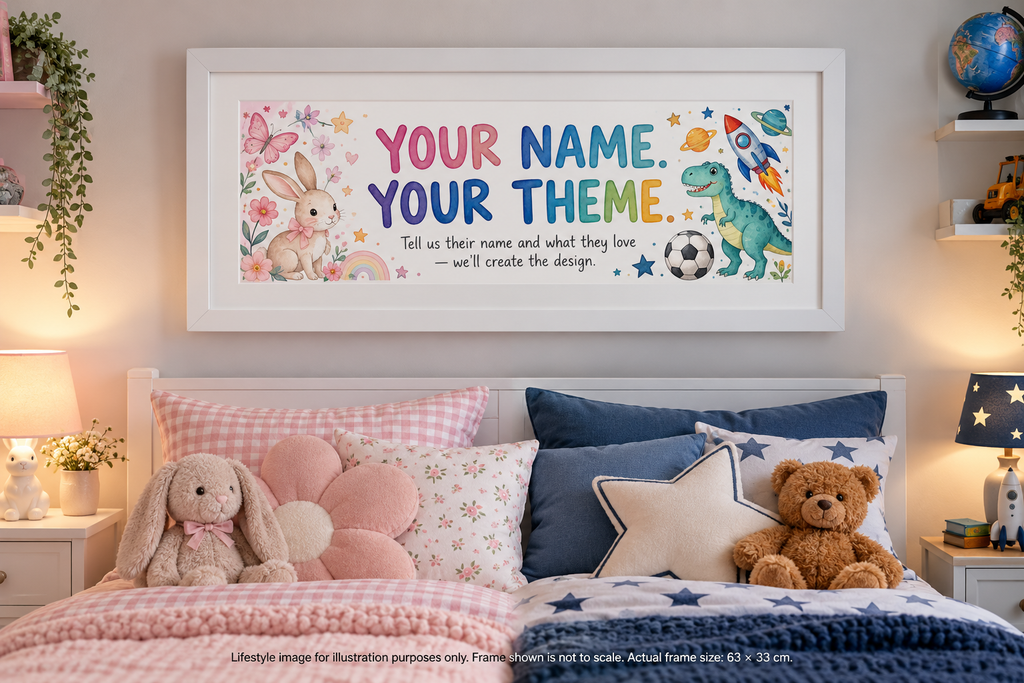 Frame my Name - Little Explorers