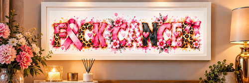 F*CK Cancer – Awareness Framed Art | £5 Donated to Cancer Research UK - PRE ORDER