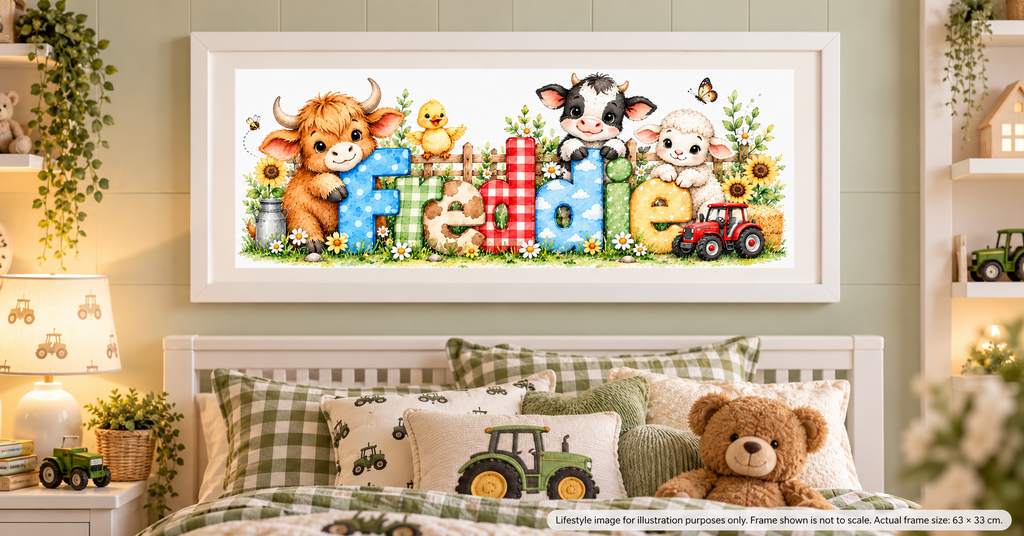 Frame my Name - Baby & Nursery