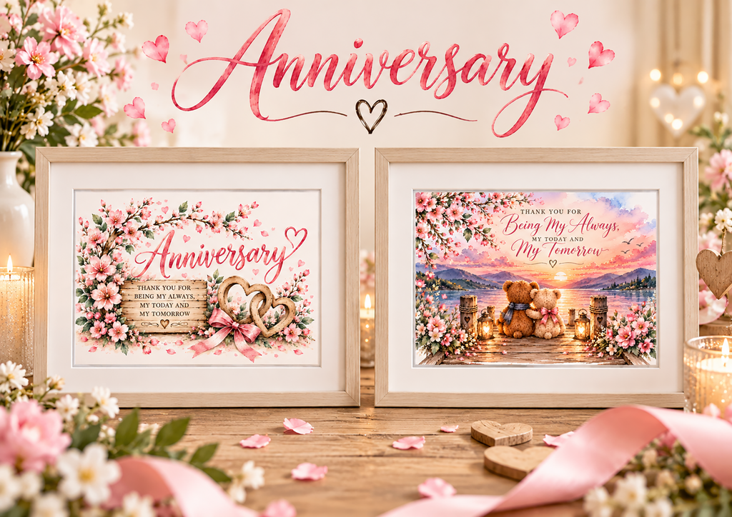 Personalised Quote Anniversary Framed Print
