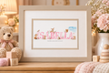 Personalised Name Framed Print – Woodland Animals Gift