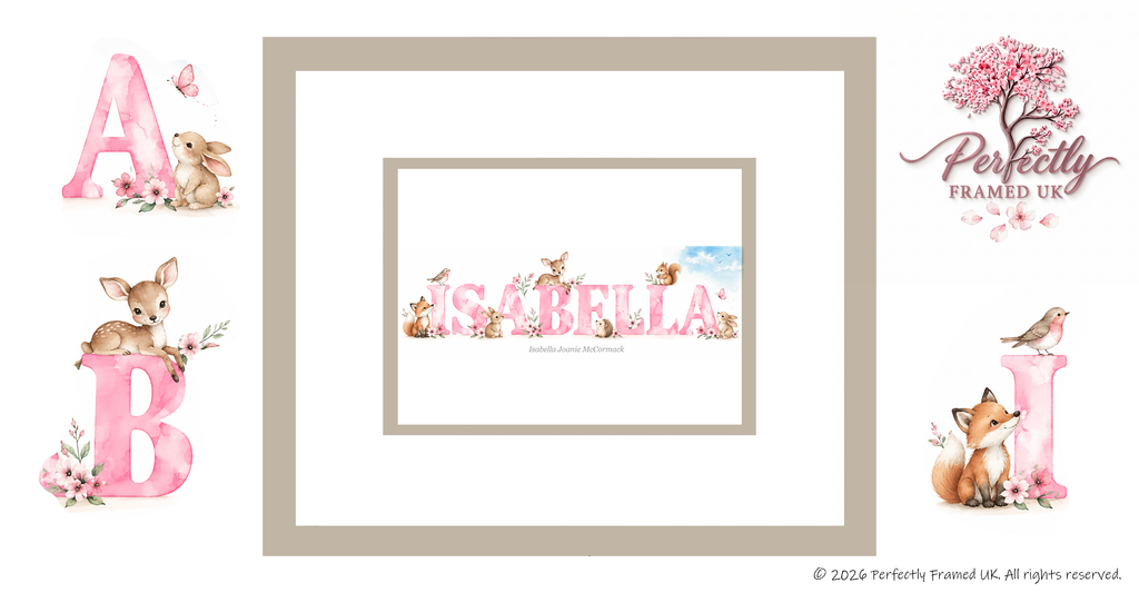 Frame my Name The Nursery Collection