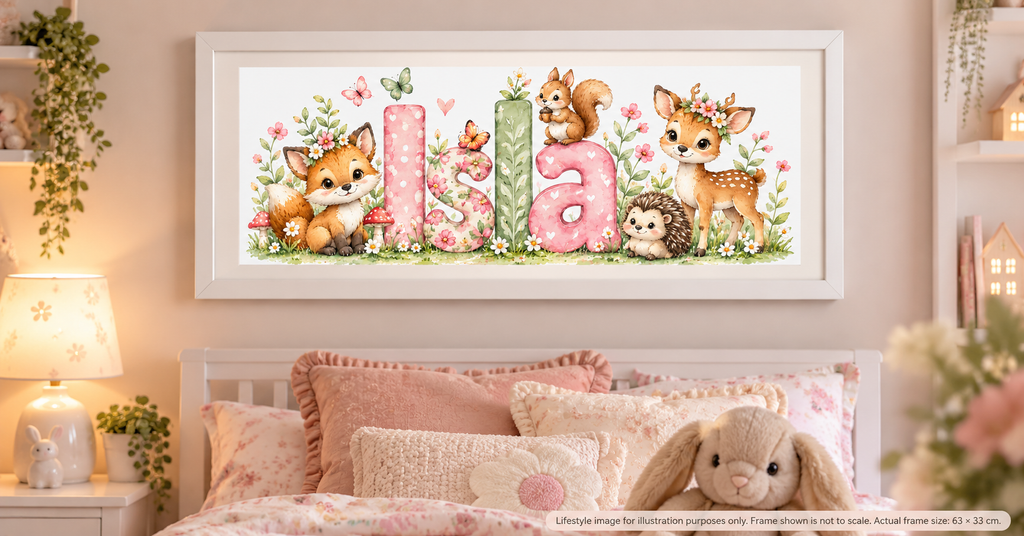 Frame my Name - Baby & Nursery