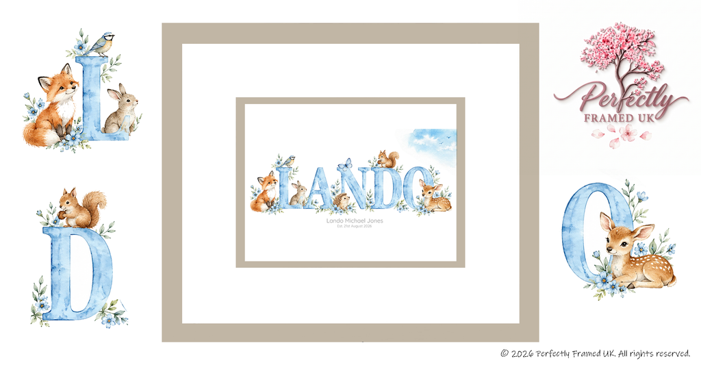 Frame my Name The Nursery Collection