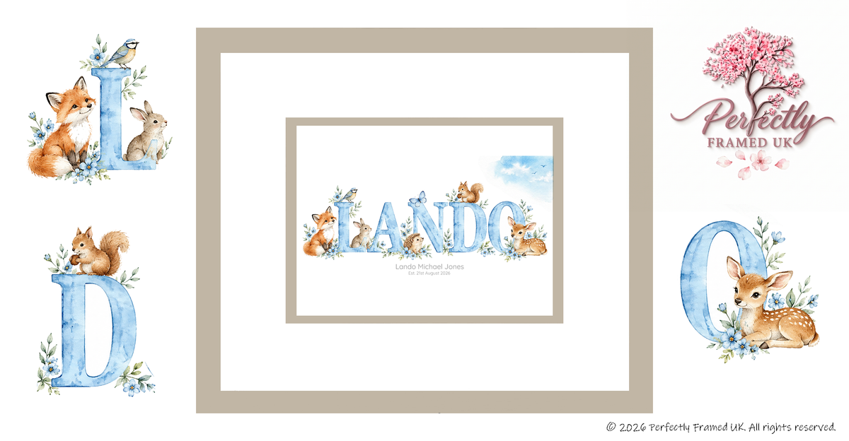 Frame my Name The Nursery Collection