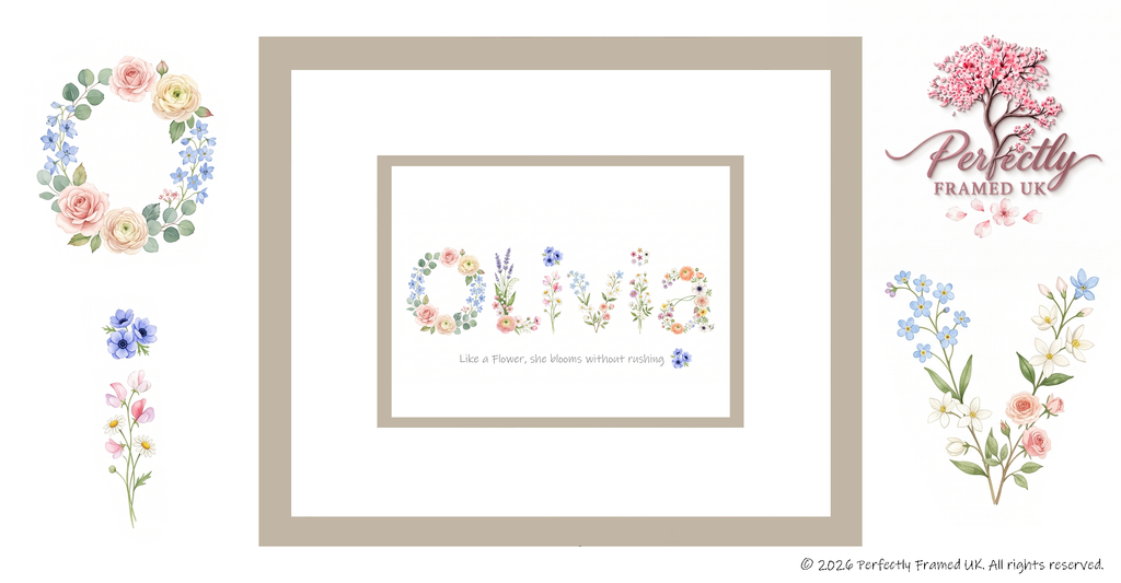 Frame my Name The Nursery Collection