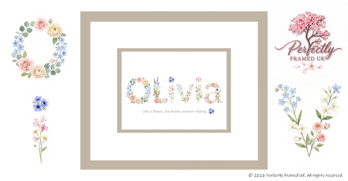 Frame my Name The Nursery Collection