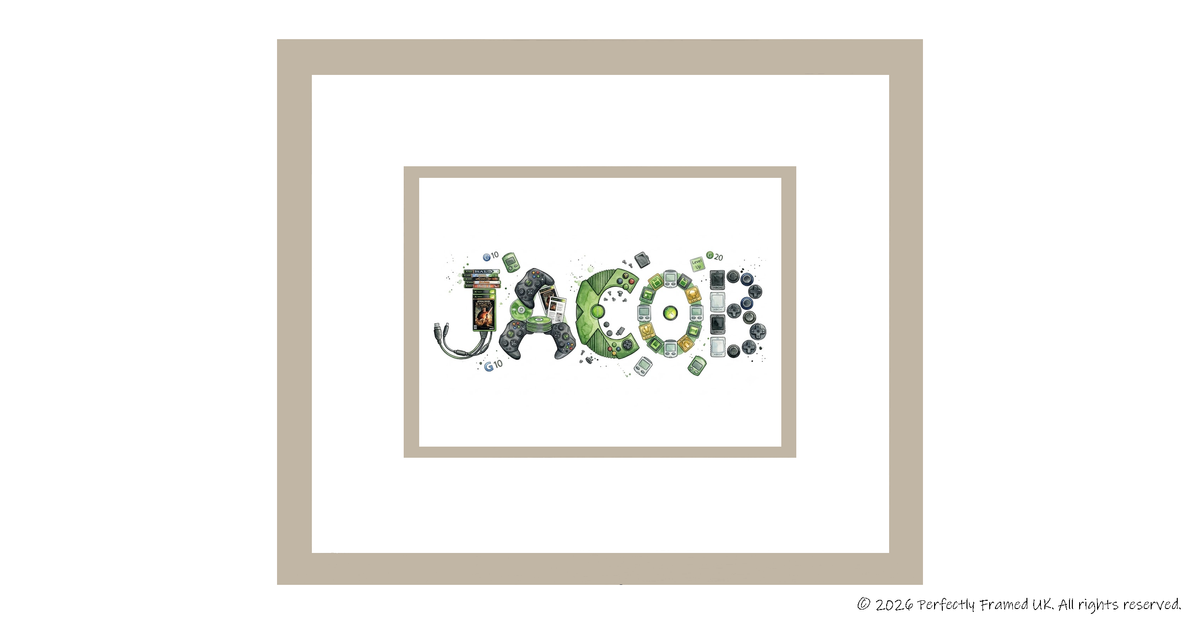 Frame my Name The Gaming Collection