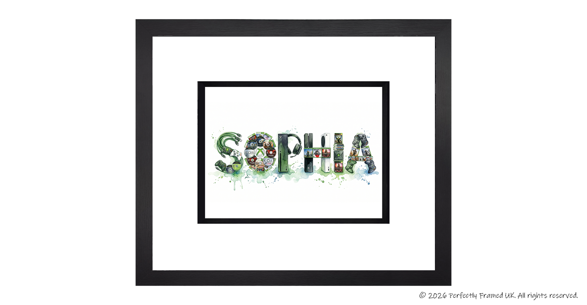 Frame my Name The Gaming Collection